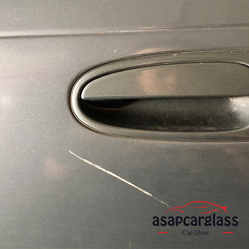 How to remove deep car door scratches?